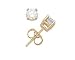 1/5 ct.tw Round Diamond Solitaire Earrings in 18 kt. Yellow Gold
