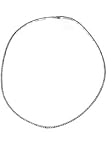 18K white gold and all-diamond necklace