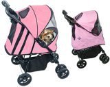 Happy Trails Dog Stroller Plus by Pet Gear - Pink