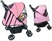 Happy Trails Folding Pet Stroller - Plus (Pink) (12 W x 24 L x 22.5 H)