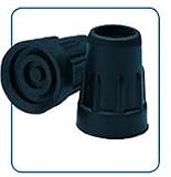 CANE TIPS 5/8IN BLACK 1PR