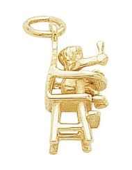 Rembrandt Charms Baby in High Chair Charm