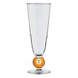 12 oz Pilsner Billiard Ball Glass No. 1 - Billiards > Accessories