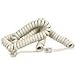 Belkin Pro Series Coiled Telephone Handset Cord (Ivory, 12 Feet)