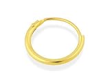 Image of 9ct Gold Single Hinged Hoop Earring