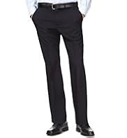 Big & Tall Active Waistband Crease Resistant Flat Front Trousers