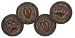 Kitchen & Housewares : High Country Tracks Coaster Set of Four