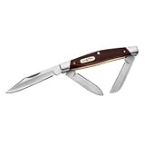 Buck Knives 371 Stockman, Woodgrain Handle, 3 Blades