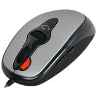 A4Tech X6-005D Maus PS/2 + USB + 2 x Tastenrad silber