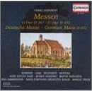 Click here to buy Schubert: Mass in G major; Mass in C major; German Mass by  Klaus Mertens, Walton Gronroos, Franz Schubert, Marcus Creed, and Martin Haselb�ck .