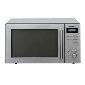 Sharp R26STM Digital Solo Microwave Oven Stainless Steel 22L 800W