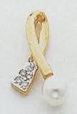 14kt Pearl with Diamond Pendant - XP931PL/AA