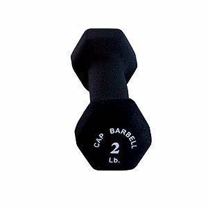 2 lb Black Neoprene Dumbbell