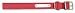 Ancol Real Leather Dog Collar Sewn Red 16