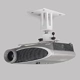 BRETPMUNI2 Universal Ceiling LCD Projector Flush Mount, Off-white