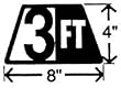 Self Adhesive Pool Depth Marker