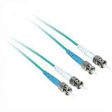 Cables to Go USA 10Gb - Patch cable - ST multi-mode (M) - ST multi-mode (M) - 98 ft - fiber optic - 50 / 125 micron - ( OM3 ) - aqua