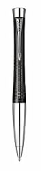 Parker Urban Metallic Black Chiselled Parker Ballpoint Pen S0911510