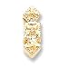 14k 1 Diamond Solid Back Slide Spacer