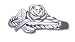 Solid Sterling Silver Rose Ring