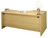 Corsa Light Oak Finish Left Corner Module by Bush Furniture