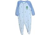 Carters Frog Embroidery Footed Sleep n Play