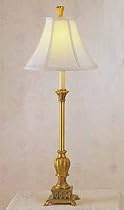 Antique Brass Rose Petal And Leaf Accented Lamp