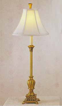 Antique Brass Rose Petal And Leaf Accented Lamp