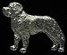 Pewter Saint Bernard Pin