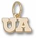 Arizona Wildcats "UA" 3/16" Charm - 14KT Gold Jewelry