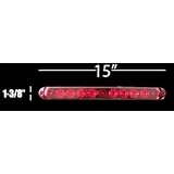 LED RED 3rd BRAKE LIGHT BLACK LENS STOP TAIL LIGHT BAR by Global Parts
