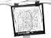 MAP CASE H-BAR MNT 6X6in DBL