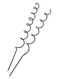 Tomato Spiral - Stake Your Tomatoes Without Cages - 60 Inches High