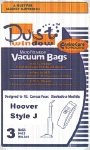 Hoover Style J Single Wall Vacuum Bags - 3 Pack