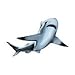 SHARK #1 Temporary Tattoo 2x2