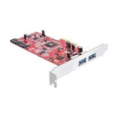 DeLOCK PCI-e Karte (2x SATA, 2x USB 3.0)