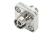 Fiber Coupler, FC / FC (Square Mounting), Bronze Alignment Sleeve, Alignment Sleeve: Bronze