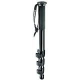 Manfrotto 680B Monopod 4-SCTN Replaces 680 (Black) ~ Bogen