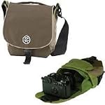 Crumpler 3 Million Dollar Home Photo Bag, Color: Dark Brown / Oatmeal / Pale Olive