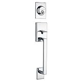 Schlage F58SK CEN 625 Century Handleset, Bright Chrome with SecureKey