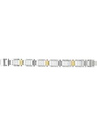 Stainless Steel Bracelet With 10Kt Yellow Inlays by US Gems