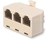 Recoton T88  Modular Triplex Jack, Ivory