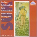Suk: 4 Pieces for Violin&Piano; Ballads