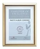 The Photo Album Company PEL1216GLD-MNT Premium Easy Loader 12X16 Frame Gold with Mount Surround