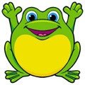 TREND ENTERPRISES T-10009 CLASSIC ACCENTS FRIENDLY FROGS-36/PK 5-1/2