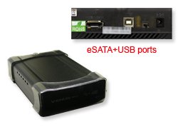 AMS DS-2316SUESBK 3.5 USB 2.0 & eSATA External Enclosure