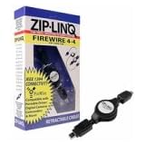 ZiplinQ Retractable Cable - Firewire 4-4