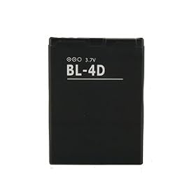 3.7V 1200mAh Lithium Battery for NOKIA N97 Mini BL-4D (Black)