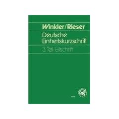 Deutsche Einheitskurzschrift, Tl.3, Eilschrift: Teil 3