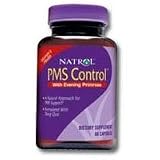 PMS Control with Evening Primrose 60 Capsules by Natrol / 60 Capsules